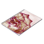Rosa Rose getrocknet Notizblock (Linke Seite)