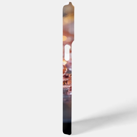 Rosa Rose Glitzer Mit Monogramm Edelsteine Case-Mate iPhone Hülle (Rückseite / Rechts)