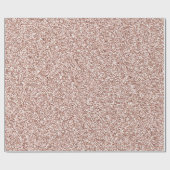 Rosa Rose Glitzer Pinselspitze Girly Makeup Geschenkpapier (Flach)