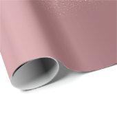 Rosa Rose Glitzer Roter Rosengarten Geschenkpapier (Rolleneckpunkt)