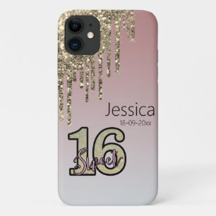 Rosa Rose Gold 16 . Geburtstag Case-Mate iPhone Hülle