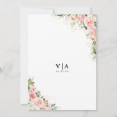 Rosa Rose Gold am Abend vor der Einladung (Rückseite)