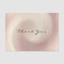 Rosa Rose Gold Blush Glitzer Vielen Dank