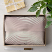 Rosa Rose Gold Blush Glitzer Vielen Dank Seidenpapier (Geschenk)