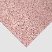 Rosa Rose Gold Blush Metallic Glam Glitzer Lux Seidenpapier (Ausschnitt)