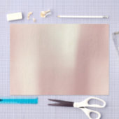 Rosa Rose Gold Blush Metallic Pulver Seidenpapier (Handwerk)