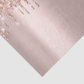 Rosa Rose Gold Blush Metallischer Spark Glitzer Seidenpapier (Ausschnitt)