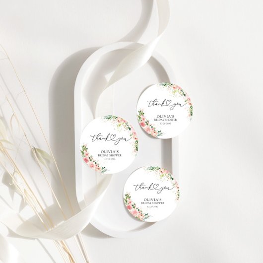 Rosa Rose Gold-Brautparty-Geschenk-Tag Geschenkanhänger