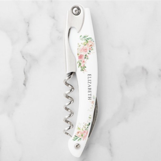 Rosa Rose Gold Brautparty Kellnermesser (Vorderseite)