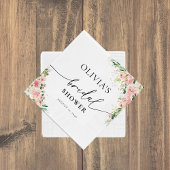 Rosa Rose Gold Brautparty Napoleon Serviette