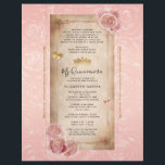 Rosa Rose Gold DY Rosa Rose Einladungen in der Rol<br><div class="desc">BITTE BEACHTEN SIE: Dieses Produkt ist nur eine Einladung in Papierform. Es enthält KEINE Dübel oder Bänder, die Sie einzeln hinzufügen können, um sie in eine echte Schriftrolle zu verwandeln. Sie können mir mitteilen, ob Sie zusätzliche Ressourcen für die Dübel, Finale oder Bänder, die im Spottbild verwendet werden, benötigen. Erstellen...</div>