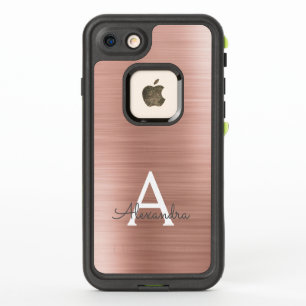 Rosa Rose Gold Edelstahl Monogramm