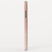 Rosa Rose Gold Edelstahl Monogramm Case-Mate iPhone Hülle (Hinten/Rechts)