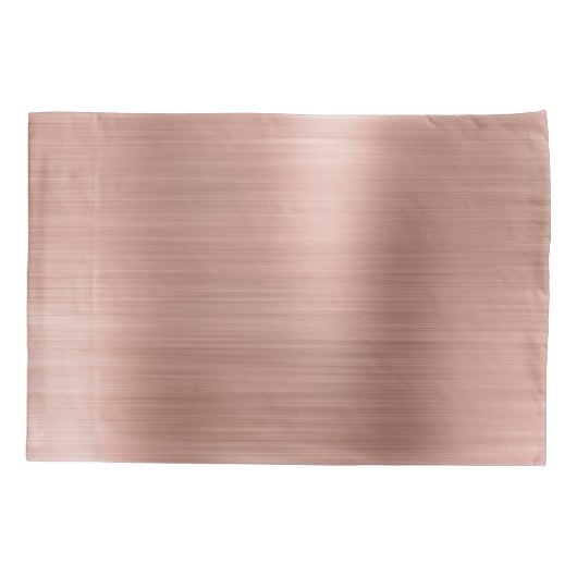 Rosa Rose Gold Edelstahl Name und Intimität Kissenbezug (Rückseite)