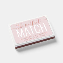 Rosa Rose Gold Gastgeschenk Hochzeit Perfekt