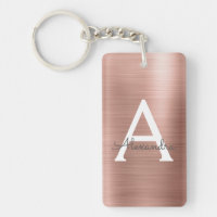 Rosa Rose Gold Girl and Chic Monogram
