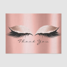 Rosa Rose Gold Glitzer Danke Coral Eyes Lashes