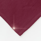 Rosa Rose Gold Glitzer Monogram Fleecedecke (Ecke)