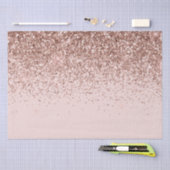 Rosa Rose Gold Glitzer Sparkone Seidenpapier (Handwerk)