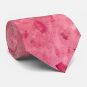 Rosa Rose Gold Glitzer Textur Krawatte (Gerollt)