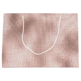 Rosa Rose Gold Große Geschenktüte