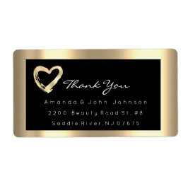 Rosa Rose Gold Herz Schwarz UAWG Gerahmt