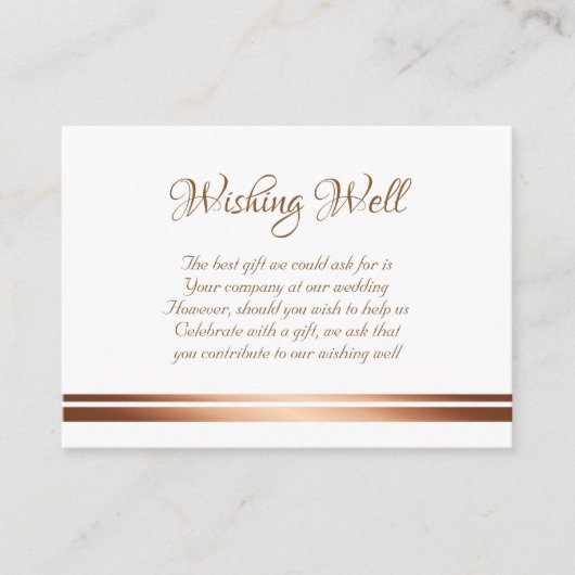 Rosa Rose Gold Hochzeit wünschenswert gut Begleitkarte (Vorderseite)