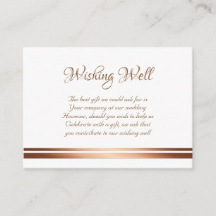 Rosa Rose Gold Hochzeit wünschenswert gut Begleitkarte