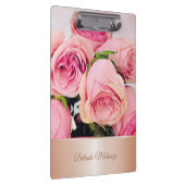 Rosa Rose Gold Klemmbrett (Rechts)