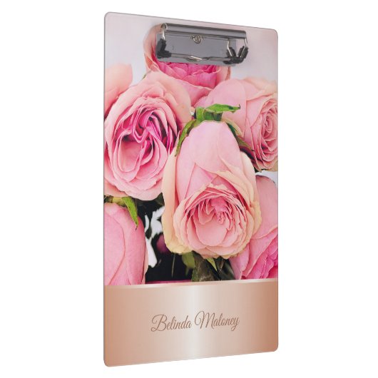 Rosa Rose Gold Klemmbrett (Rechts)