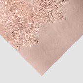 Rosa Rose Gold Metallischer Blush Powder Glitzer Seidenpapier (Ausschnitt)