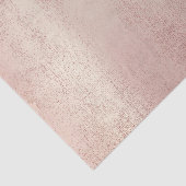 Rosa Rose Gold Metallisches Blush Pulver Seidenpapier (Ausschnitt)