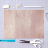 Rosa Rose Gold Metallisches Blush Pulver Seidenpapier (Handwerk)