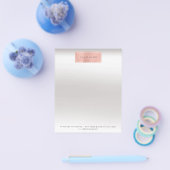 Rosa Rose Gold Powder Metallic Stylist Letter Head Flyer (Einzeln)