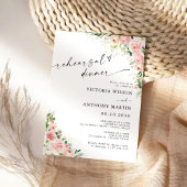 Rosa Rose Gold Probe Abendessen Einladung