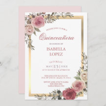 Rosa Rose Gold Quinceñera