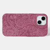 Rosa Rose Gold Spiralmuster Case-Mate iPhone Hülle (Rückseite (Horizontal))