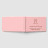 Rosa Rose Gold Teddy Bärenmädchen in lieblicher Er Gästebuch (Voll)