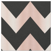 Rosa Rose Gold und Zickzack schwarze Stoffe (Nahaufnahme)