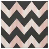 Rosa Rose Gold und Zickzack schwarze Stoffe (Muster)