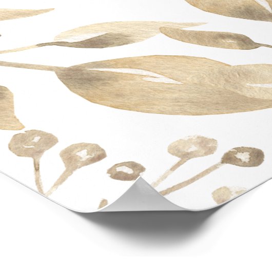 Rosa Rose Gold Weihnachtsfeier Begrüßungszeichen Poster (Ecke)