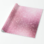 Rosa Rose Goldmedaille Geschenkpapier<br><div class="desc">Blush Pink - Rose Gold Metallic Foil Sparkle Confetti Girly Geburtstagsparty.</div>
