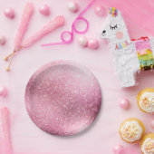 Rosa Rose Goldmedaille Pappteller (Party)