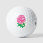 Rosa Rose Golf Balls Golfball (Vorderseite)