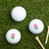 Rosa Rose Golf Balls Golfball (Insitu Gras)