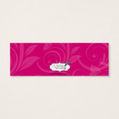 Rosa-Rose-Grafik für Hochzeitsticket (Rückseite)