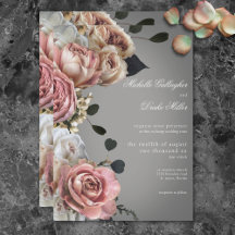 Rosa Rose Grau Hochzeit