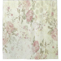 Rosa Rose Grüne Florale Shabby Chic Cottage Core