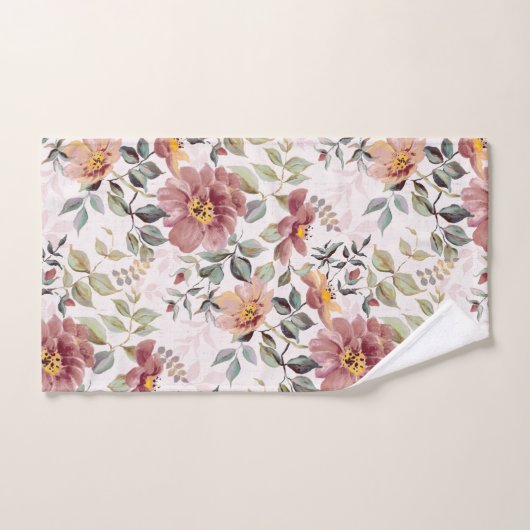 Rosa Rose Handtücher (Handtuch)