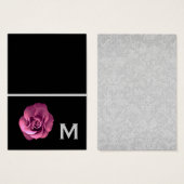 Rosa-Rose-Hochzeitsmarken oder Falten eines Hinwei (Vorne & Hinten)